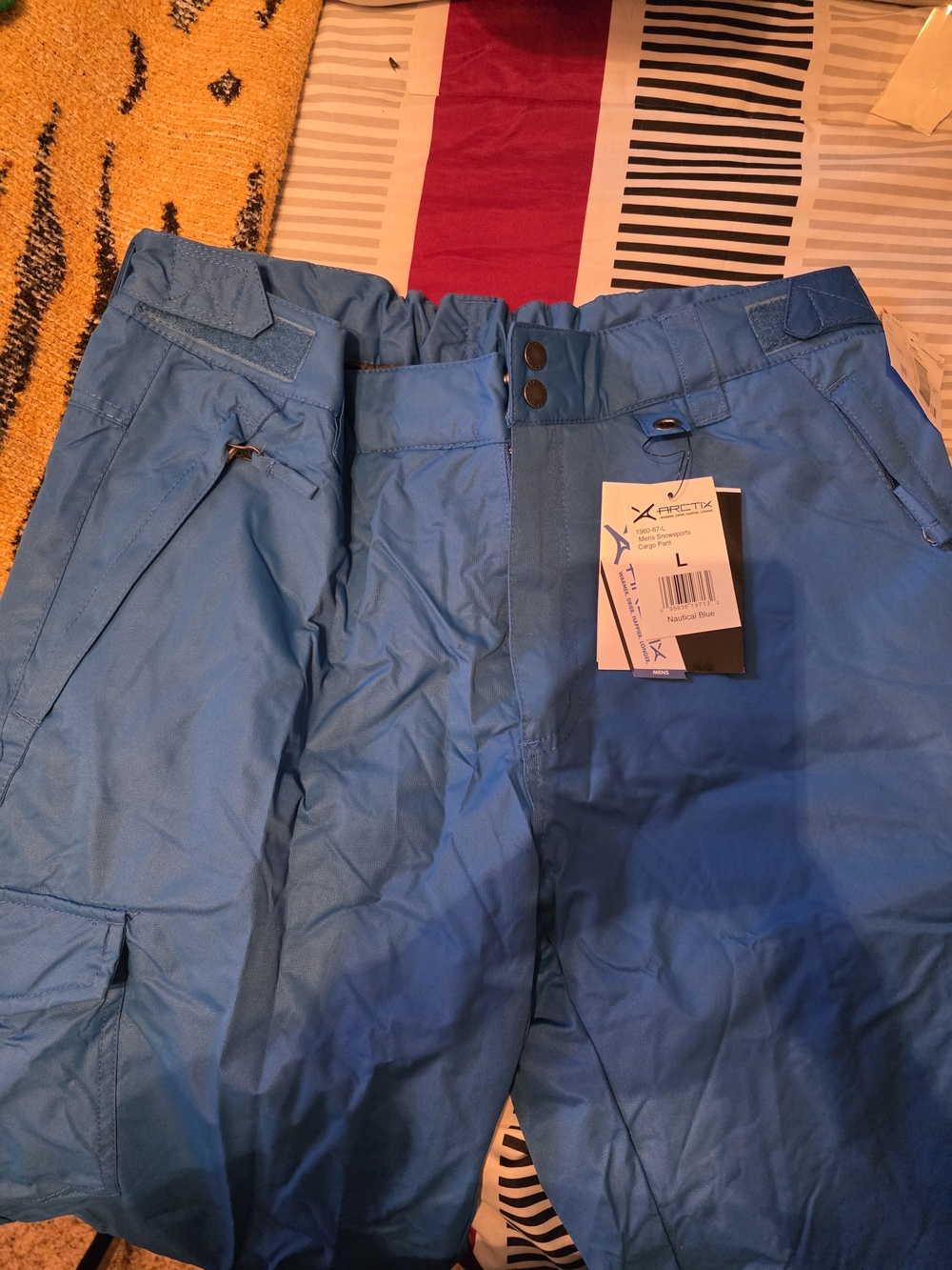 Arctix Men's Bright Blue Cargo Snow Pants